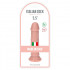 Fallo Made in Italy color carne con ventosa 13,5 x 3,5 cm. - 4