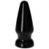 Cuneo anale gigante Made in Italy nero con ventosa 16,5 x 8 cm. - 0