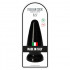 Cuneo anale gigante Made in Italy nero con ventosa 16,5 x 8 cm. - 3