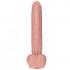 Omaggio fallo realistico gigante Made in Italy color carne con ventosa 40 x 6,6 cm. - 3