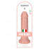 Fallo gigante Made in Italy color carne con ventosa 25,5 x 6,5 cm. - 6