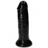 Fallo gigante Made in Italy color nero con ventosa 25,5 x 6,5 cm. - 2