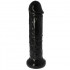 Fallo gigante Made in Italy color nero con ventosa 28,5 x 7,3 cm. - 3