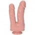 Fallo doppio Made in Italy color carne con ventosa 18,5 x 4 cm. (+2,5 cm.) - 3
