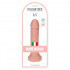 Fallo realistico Made in Italy color carne con ventosa 16,5 x 4,5 cm. - 5