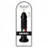 Omaggio Fallo realistico Made in Italy color nero con ventosa 20 x 5 cm. - 5