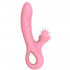 Pink Taste - Vibratore Rabbit in Silicone con Rotella Lecca Clitoride 20 x 3,5 cm. Rosa Ricaricabile USB - 1