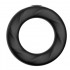 Anello rigido Rev Cockring vibrante in silicone nero ricaricabile USB 5,2 cm. - 1