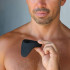 Anello rigido Apex vibrante in silicone nero ricaricabile USB 4,8 cm. - 3
