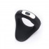 Anello rigido Apex vibrante in silicone nero ricaricabile USB 4,8 cm. - 8