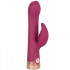 Vibratore rabbit Affair rotante in silicone rosa scuro ricaricabile USB 21,5 x 3,75 cm. - 1