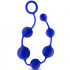 Catena Anale Flessibile in Puro Silicone Blu 38 x 3,5 cm. - 0