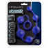 Catena Anale Flessibile in Puro Silicone Blu 38 x 3,5 cm. - 1