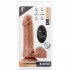 Vibratore realistico mulatto con ventosa e telecomando wireless 20,3 x 4,4 cm. - 1