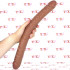 DR SKIN Fallo Doppio Realistico Morbido e Flessibile Mulatto 46 x 4 cm. - 0