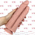Fallo doppio realistico color carne 25 x 8,2 cm. - 0