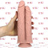 Fallo doppio realistico color carne 25 x 8,2 cm. - 1