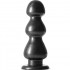 Cuneo anale gigante nero progressivo a 3 sezioni 24,5 x 8,8 cm. - 0