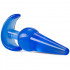 Cuneo anale da passeggio con bulbo blu 12,2 x 3,8 cm. - 2
