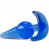 Cuneo anale da passeggio con bulbo blu 12,2 x 3,8 cm. - 3