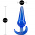 Cuneo anale da passeggio con bulbo blu 12,2 x 3,8 cm. - 4