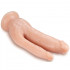 Fallo doppio ultra realistico color carne con ventosa 21,5 x 3,8 - 1,9 cm. - 1