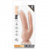 Fallo doppio ultra realistico color carne con ventosa 21,5 x 3,8 - 1,9 cm. - 4