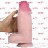 Fallo realistico gigante Dual Density color carne con ventosa 23 x 7,6 cm. - 3