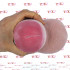 Fallo realistico gigante Dual Density color carne con ventosa 23 x 7,6 cm. - 5
