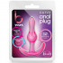 Cuneo anale da passeggio con bulbo rosa 8,9 x 2,3 cm. - 4