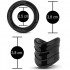 Stay Hard ball stretcher snug XL nero 2,5 x 3,8 cm. - 2