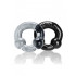 OXBALLS - Cockrings Ultraballs Set di 2 Trasparente-Nero - 0