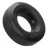 C-Ring Single Black Tar - Anello Fallico in Plus Silicone 5 cm. Nero - 0