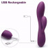Bacall 2.0 - Vibratore Rabbit in Silicone 19,4 x 3,8 cm. Viola Ricaricabile - 4
