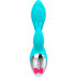 Miki - Vibratore Rabbit in Silicone 19,5 x 4 cm. Azzurro Ricaricabile - 4