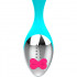 Mini Fun - Vibratore in Silicone 19,5 x 4 cm. Azzurro Ricaricabile - 6