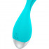 Mini Fun - Vibratore in Silicone 19,5 x 4 cm. Azzurro Ricaricabile - 5
