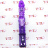 Omaggio Piston - Vibratore rabbit pulsante con perle rotanti viola 29 x 3,8 cm. - 3
