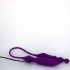 Doppio Ovulo Vibrante in Silicone con Telecomandato Wireless Ricaricabile USB 61,5 x 3,4 cm. Viola - 5