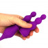 Doppio Ovulo Vibrante in Silicone con Telecomandato Wireless Ricaricabile USB 61,5 x 3,4 cm. Viola - 3