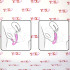 Vibratore doppio in silicone per Punto G e clitoride ricaricabile USB 18 x 3,2 cm rosa - 6