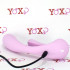 Vibratore doppio in silicone per Punto G e clitoride ricaricabile USB 18 x 3,2 cm rosa - 4