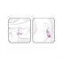 Adrien Lastic COUPLE SECRET - Vibratore Doppio in Silicone 9,3 x 3,6 e 6 x 2,7 cm. Ricaricabile USB Fucsia - 2