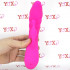 Vibratore Rabbit in Silicone con Oscillazione Ricaricabile USB 20,7 x 4 cm. Rosa Fluo - 4