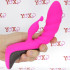 Vibratore Rabbit in Silicone con Oscillazione Ricaricabile USB 20,7 x 4 cm. Rosa Fluo - 3