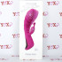 Vibratore Rabbit in Silicone con Oscillazione Ricaricabile USB 20,7 x 4 cm. Rosa Fluo - 6