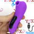 Succhia clitoride aspirante in silicone viola Cherry Quiver ricaricabile USB - 0