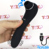 Succhia clitoride e vibratore in silicone nero Midnight Quiver ricaricabile USB - 0