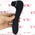 Succhia clitoride e vibratore in silicone nero Midnight Quiver ricaricabile USB - 3