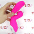 Vibratore Rabbit in Silicone con Risucchio e Pulsazione Ricaricabile USB 21 x 4,1 cm. Rosa - 3